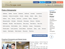 Tablet Screenshot of chiroscope.com